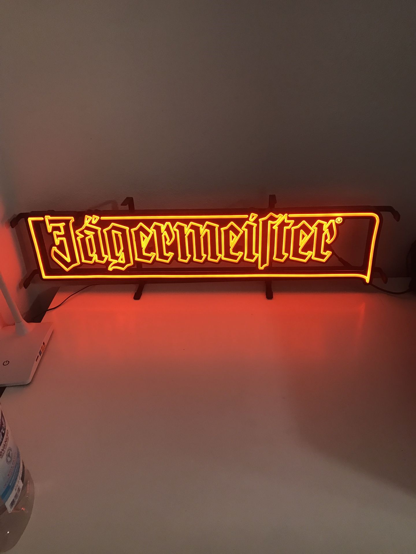 Neon Bar Sign Jagermeister