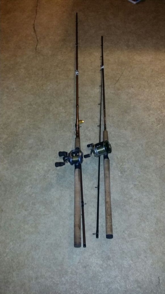 Okuma SST and Lamiglas Rock Creek series fishing rods