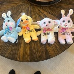 Personalized Easter Bunnies