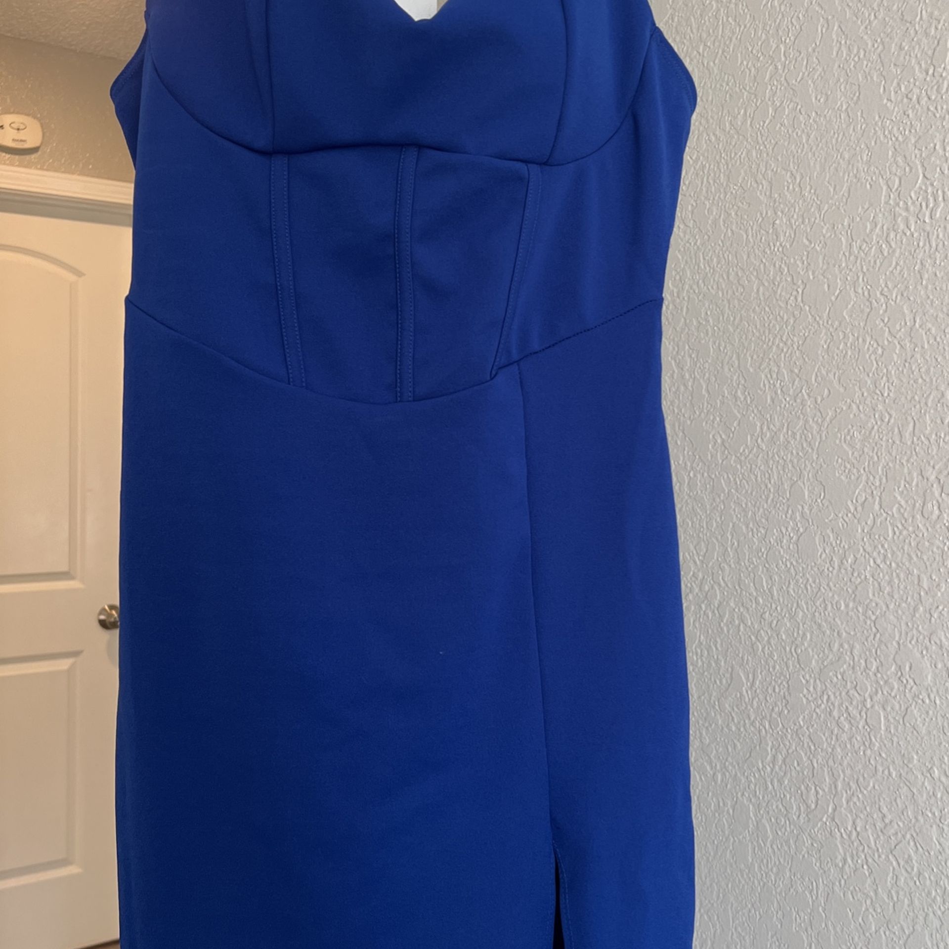 Blue MIDI Dress