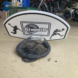 Zoomster Trampoline Basketball Hoop