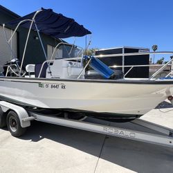 2007 Boston Whaler Montauk 190 Fishing Boat Center Console Trailer