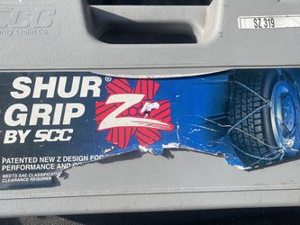 Snow Chains. Size Listed In Second Photographs