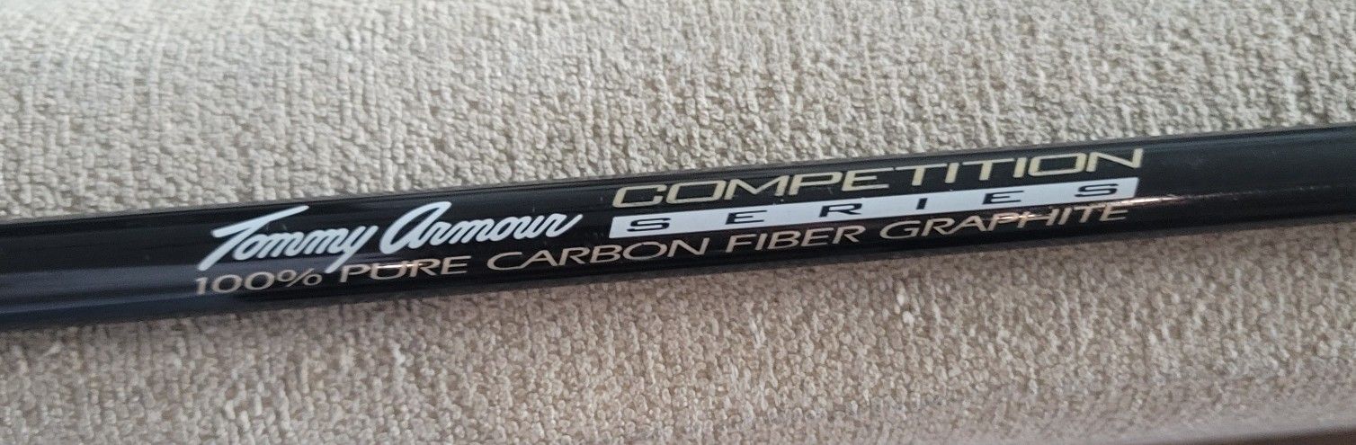 Tommy Armour graphite right hand golf club irons.