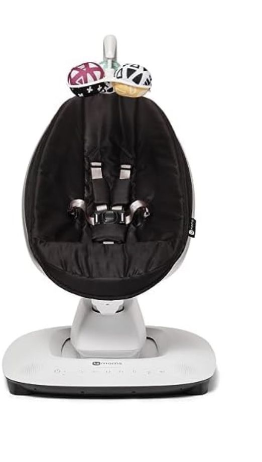 4moms MamaRoo Multi-Motion Baby Swing, Bluetooth Enabled with 5 Unique Motions, Black