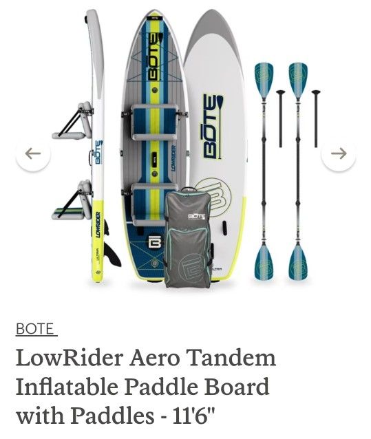 Tandem Stand Up PaddleBoard/Kayak