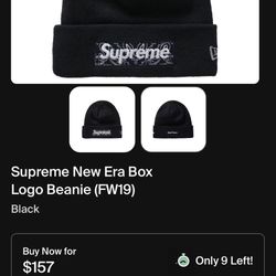 Supreme New Era Box Logo Beanie (FW19)