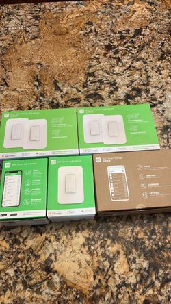 WiFi smart 3 way light switch boxes