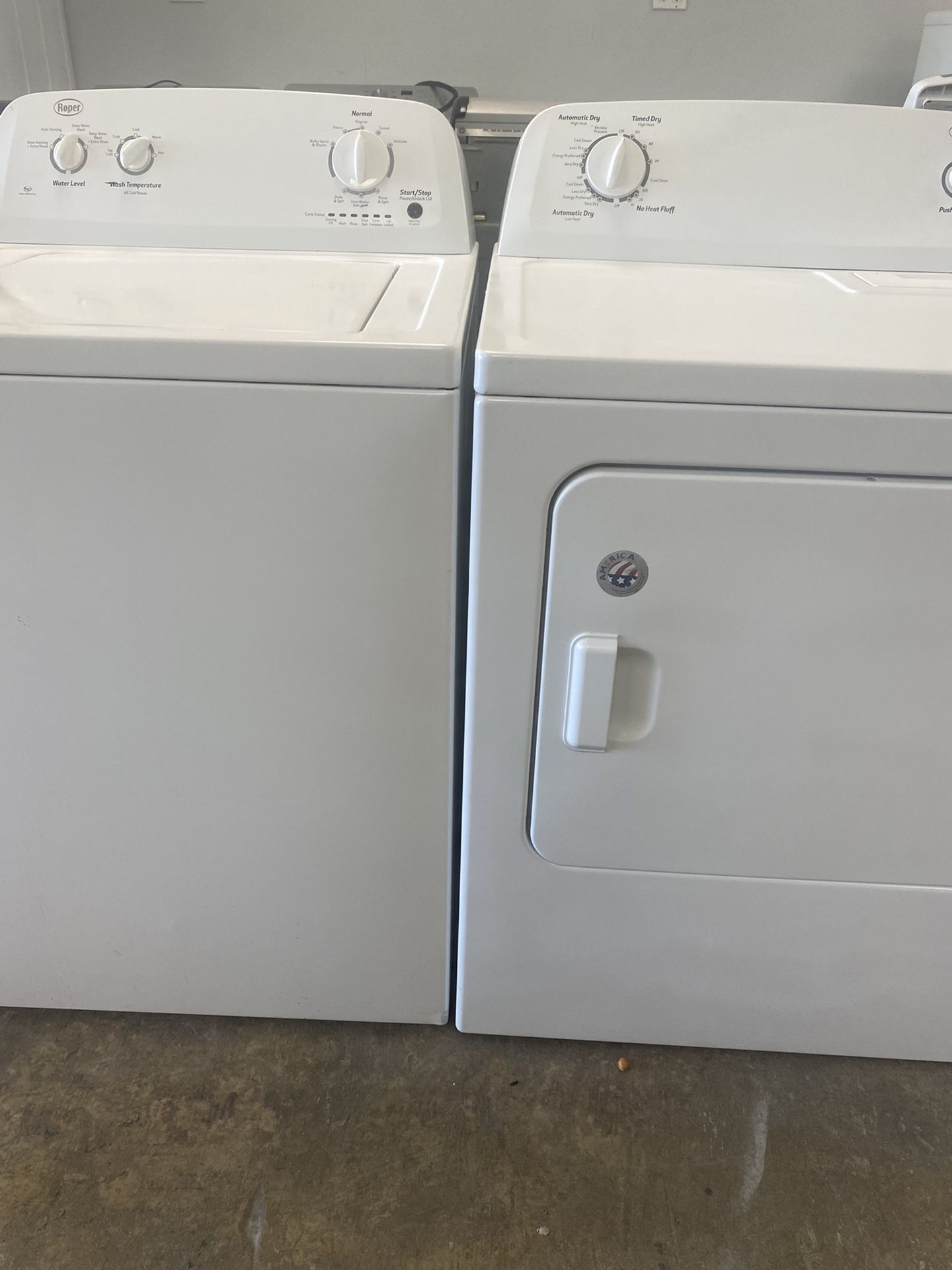 Roper Washer And Dryer