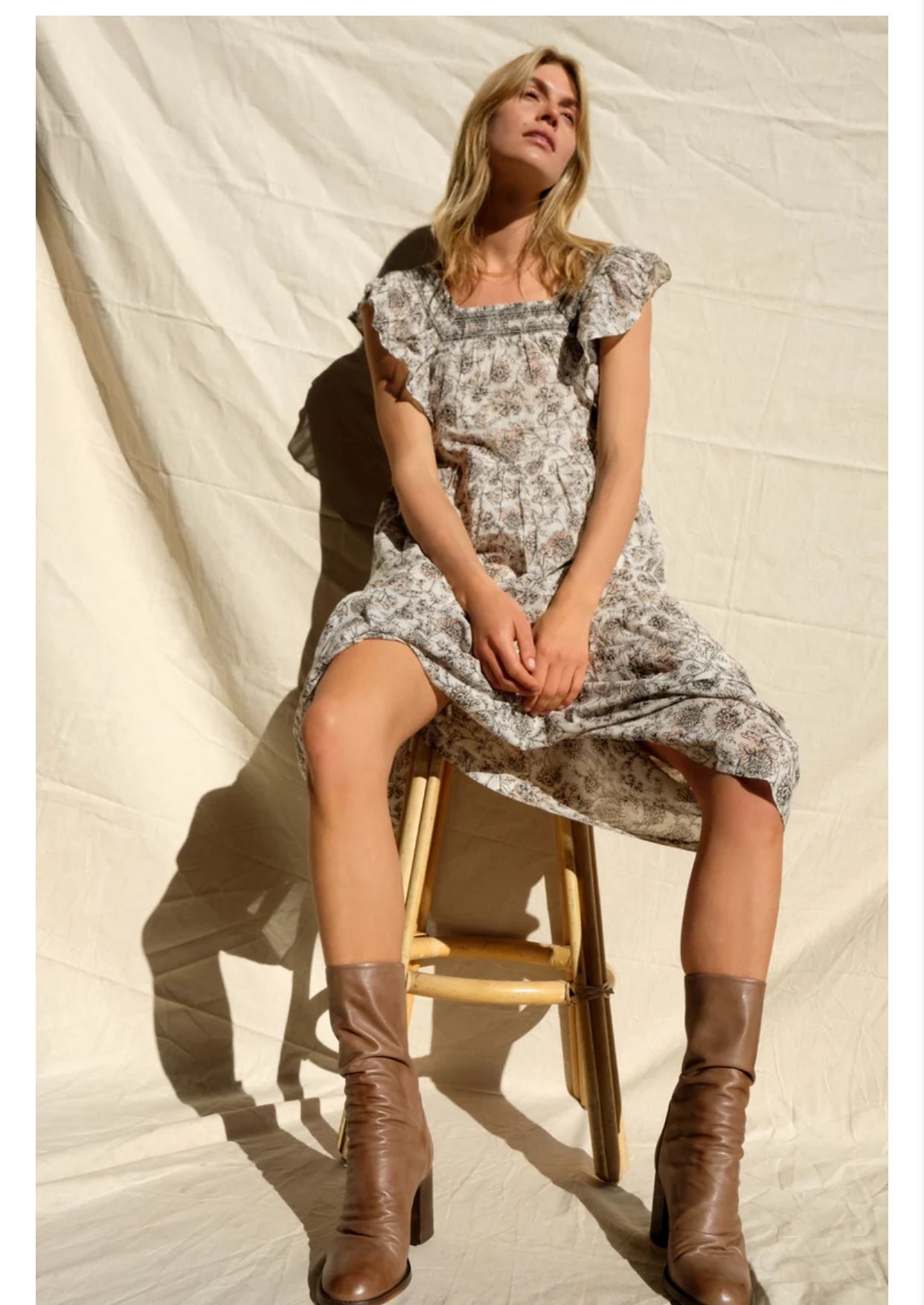 Free people mushroom Taupe Heel Boots