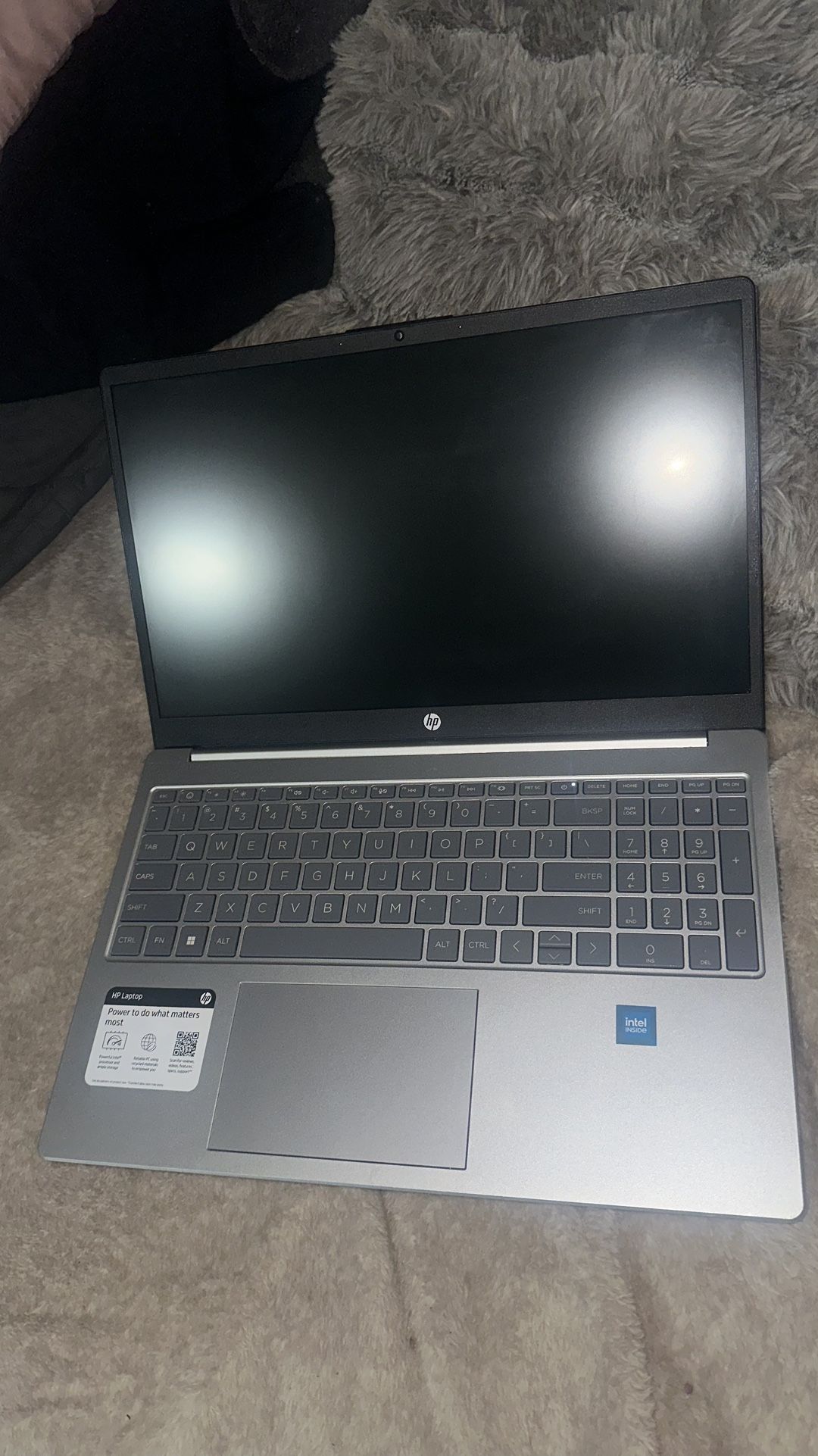Hp laptop with 2 year warranty(may13/2027)and wireless logitech m550 mouse