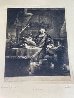 Rembrandt- Etching 