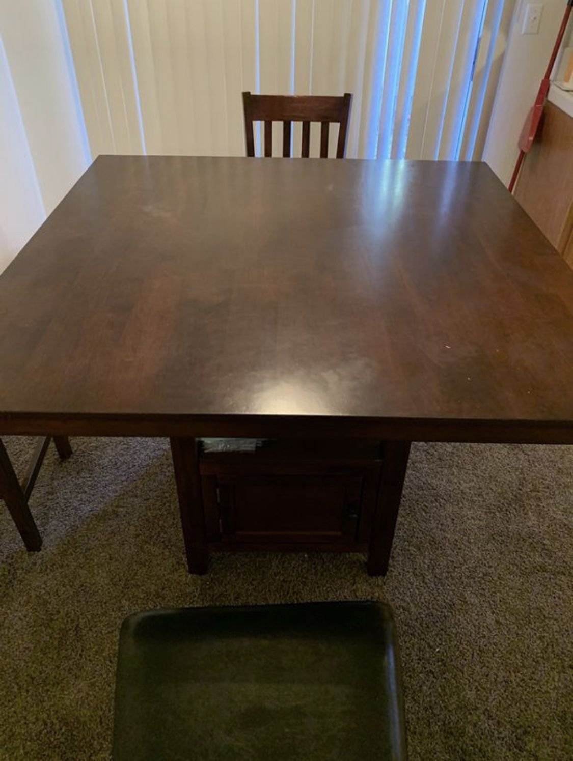 Wood High Top Table
