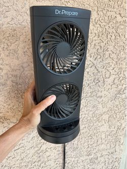 Small double fan