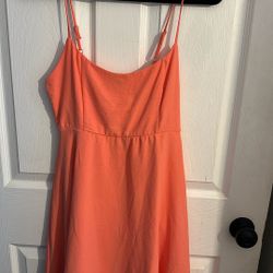 Peach Dress