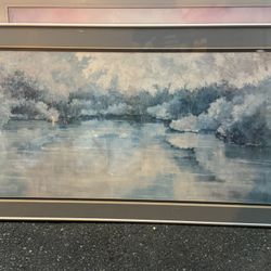 fall water reflections wall art