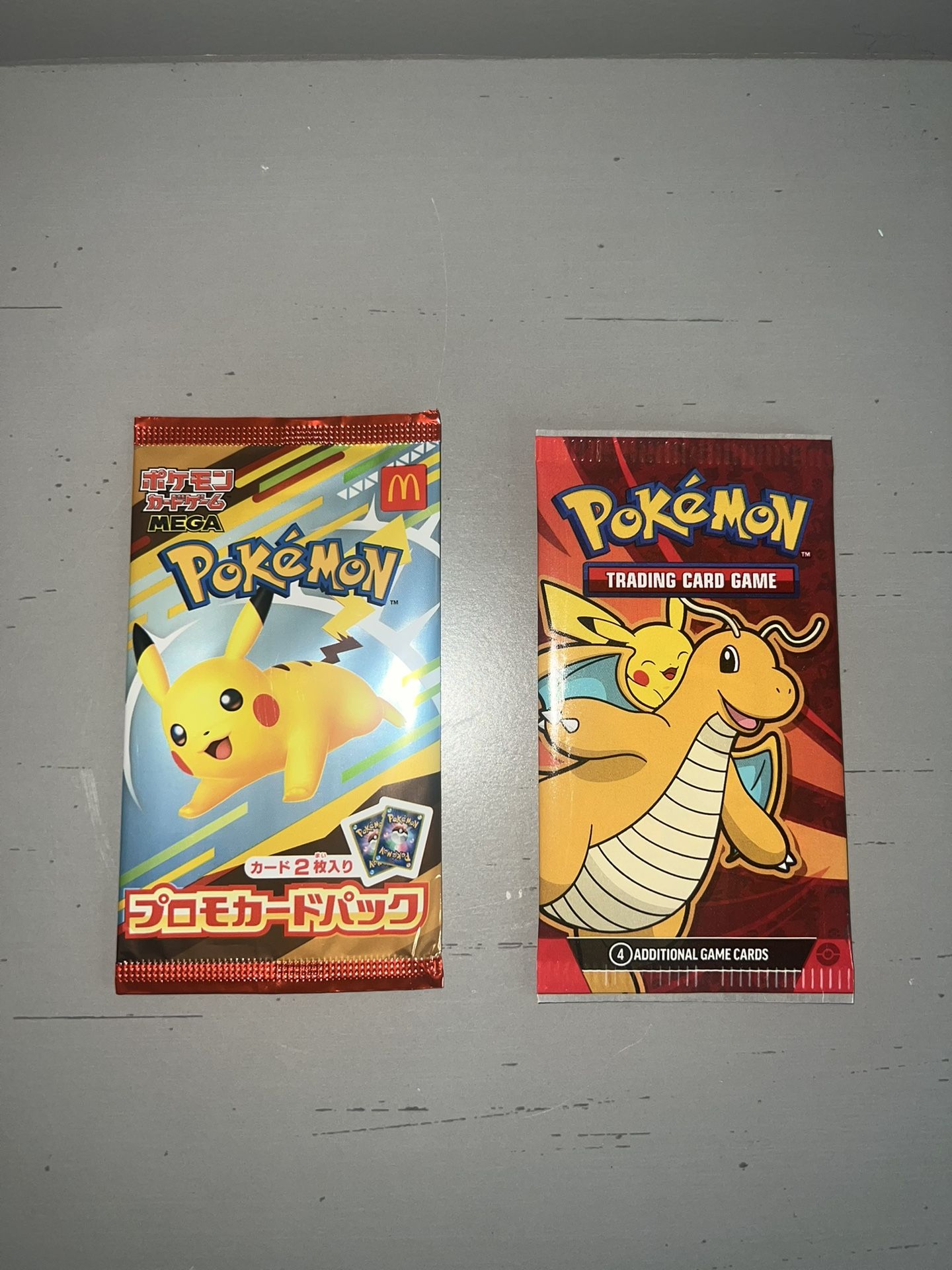 Pokemon TCG One McDonald's Promo Pack Japanese & English
