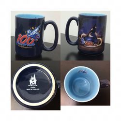 Disney 100 Years Of Magic Anniversary Blue Coffee Mug Cup