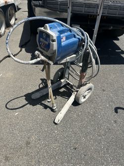 Paint sprayer Graco Magnum x7 paint cart airless paint sprayer  Works good Used but good condition  Cash only  Pick up in sun valley