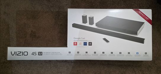 Vizio 5.1 Bluetooth 45" Soundbar, Subwoofer, Surround Speakers Remote SB4551-D5