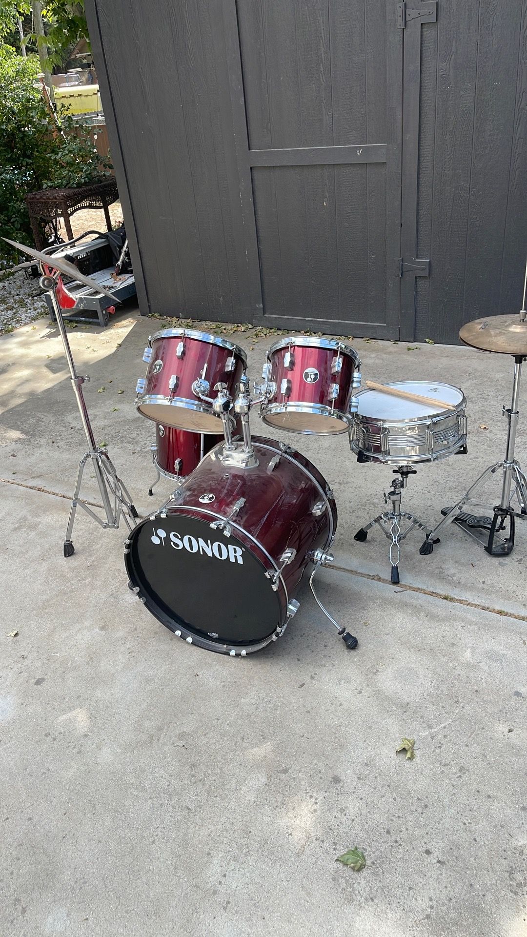 Drum set $450