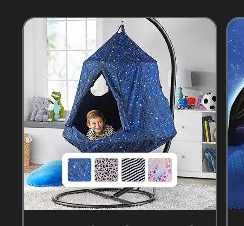 kids hanging pod