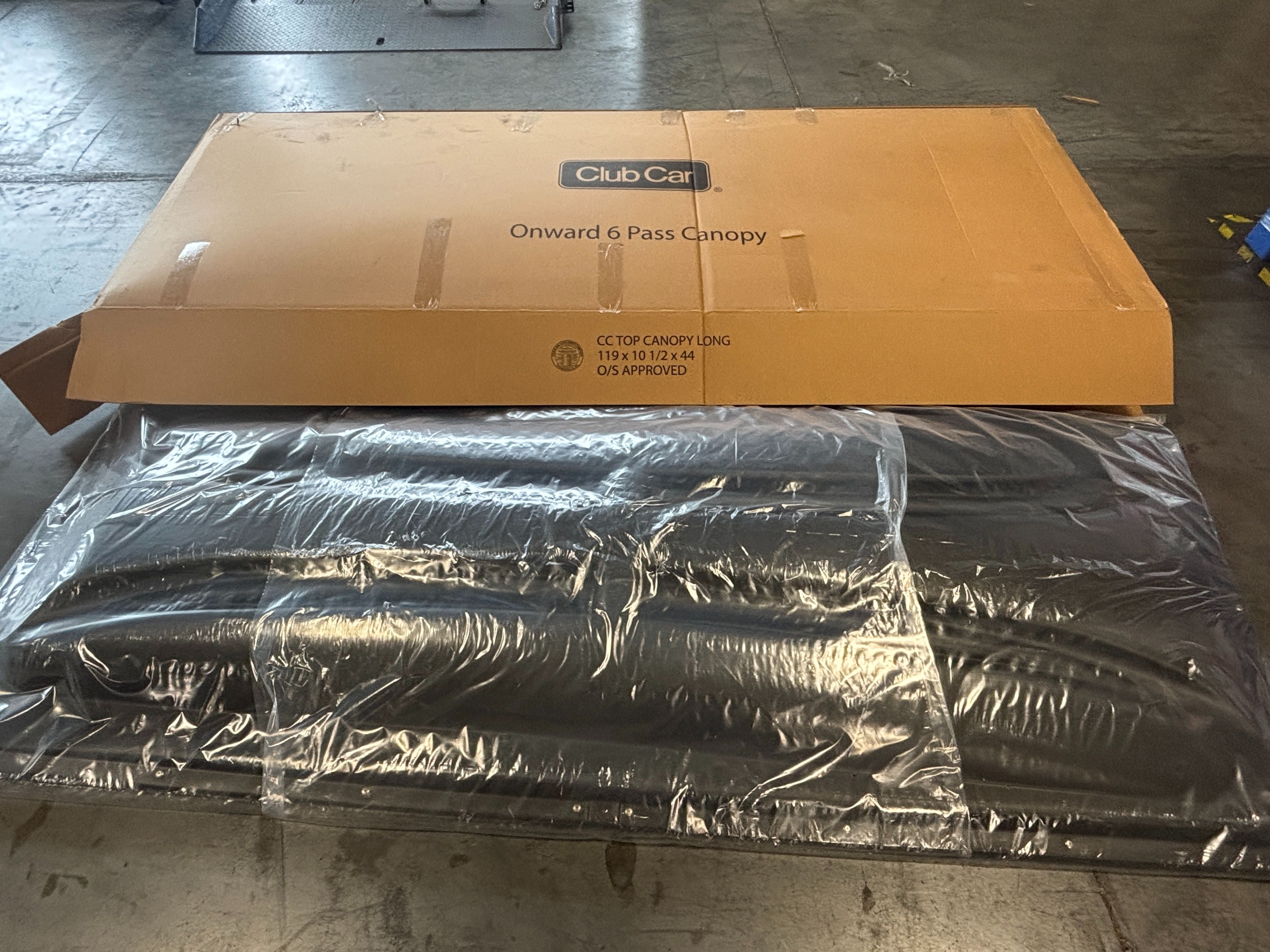 ONWARD 6-PASSENGER CANOPY TOP. OEM CLUB CAR PART