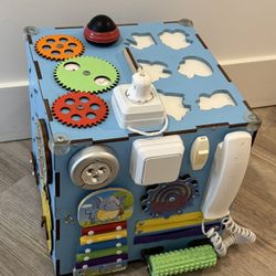 Kids Wooden Busy Board 