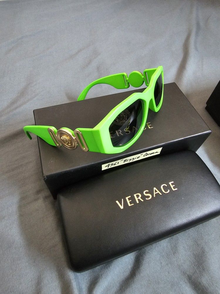 Green Neon Versace Sunglasses Men Or Women