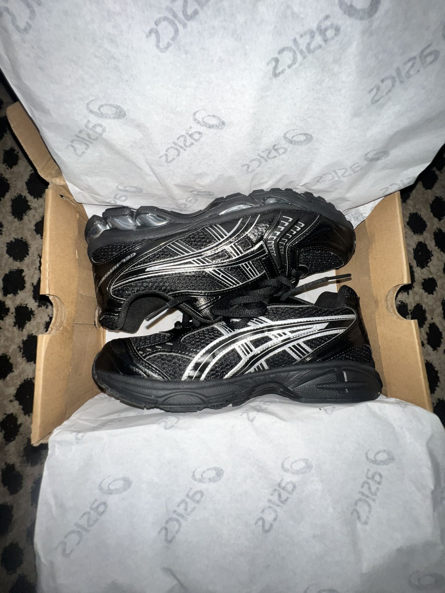 Asics Kayano 14 Pure Black Silver