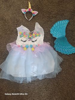 Girls Unicorn Costume