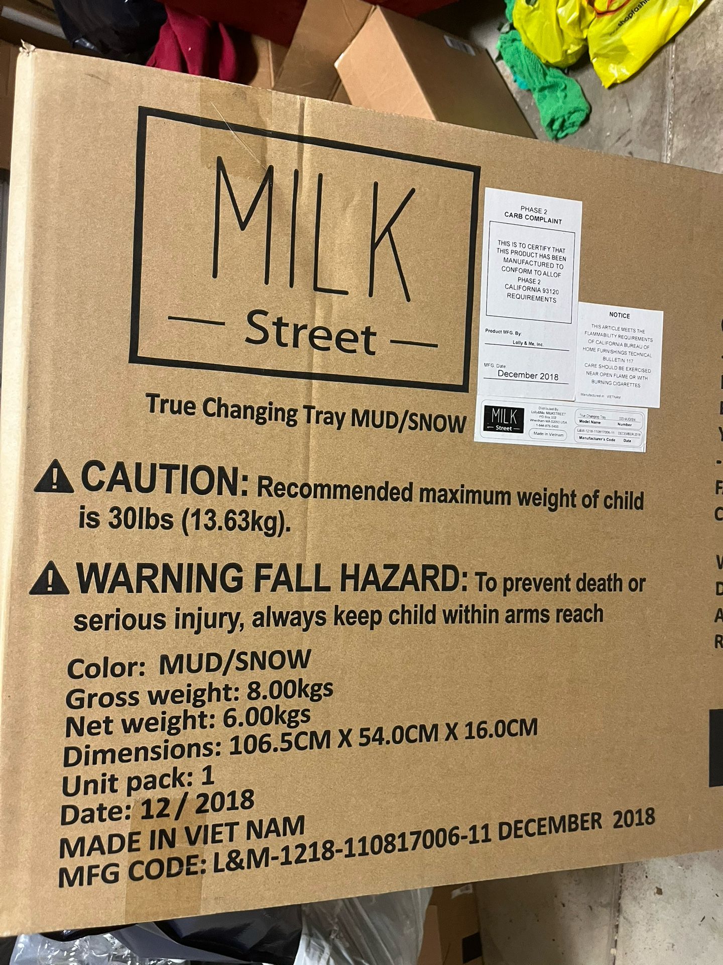 Milk Street Changing Table