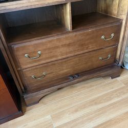 Free hutch armoire With Shelves And Drawers