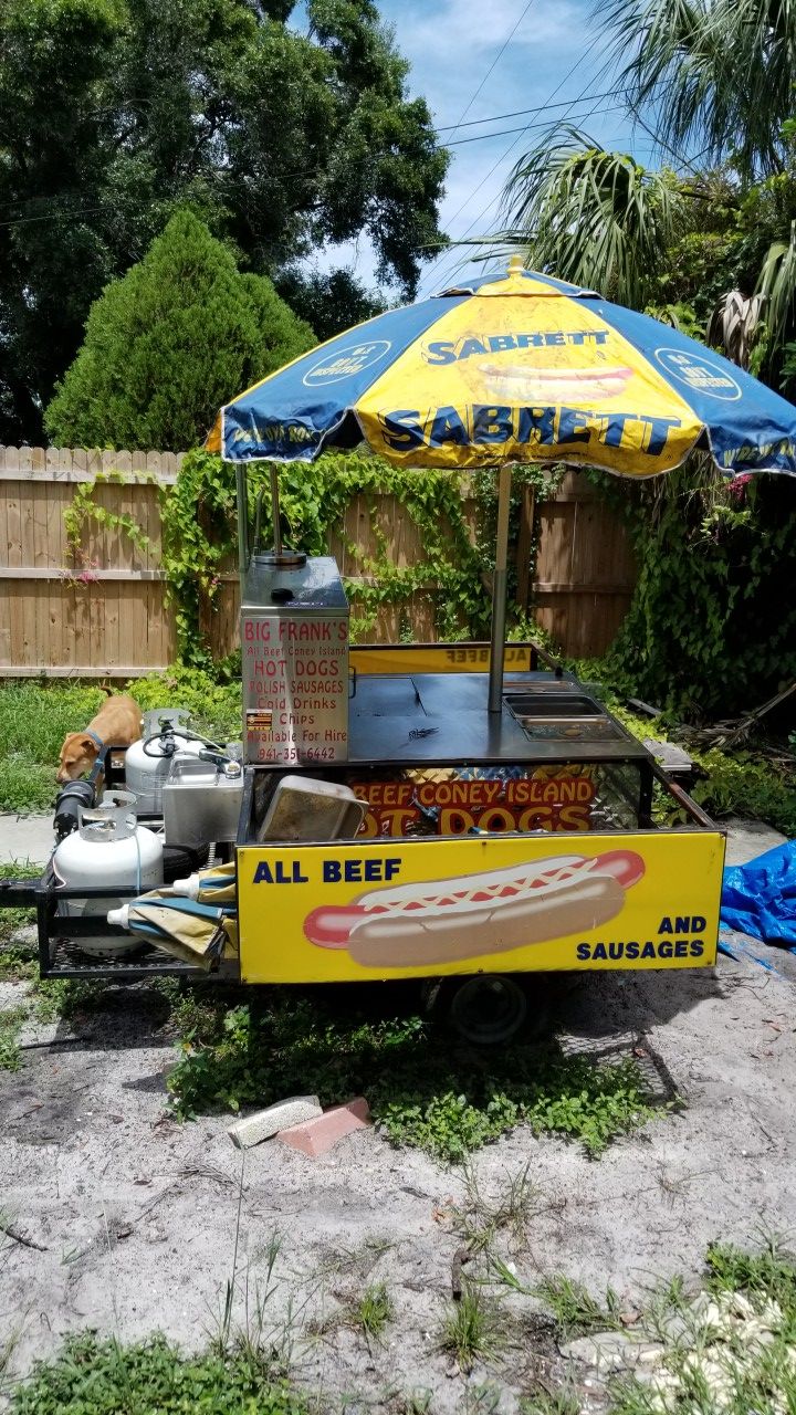 All American Hot Dog Cart