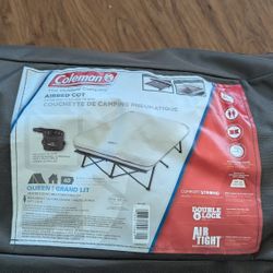 Coleman Queen-Size Airbed Cot Combination