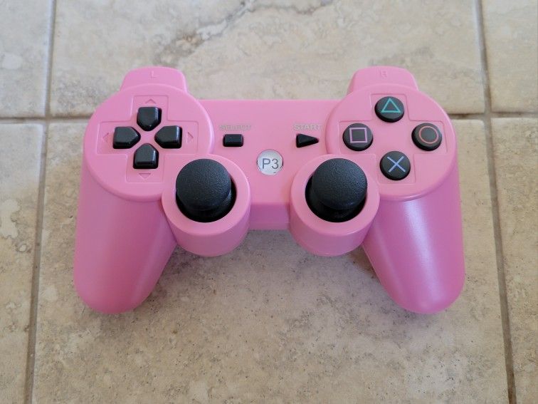 PS3 Controller - Pink - Playstation 3 Joystick - Bluetooth - Wireless