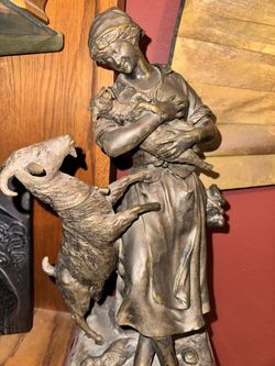 Bronze Sculpture By Ernest Dame