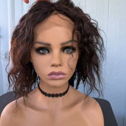 NEW HUMAN HAIR WIG LACE SHORT
