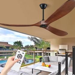 Walnut 72in Ceiling Fan 