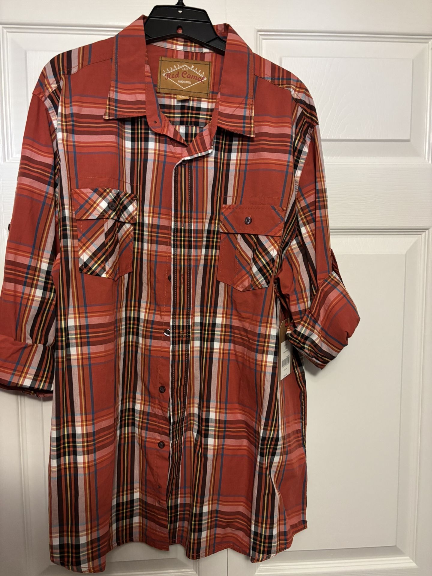 New Red Camel Dress Shirt