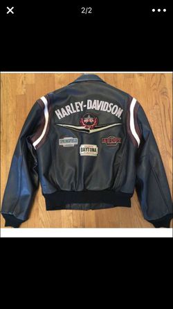 Harley Davidson Louisville II Letterman Style Jacket Size MEDIUM