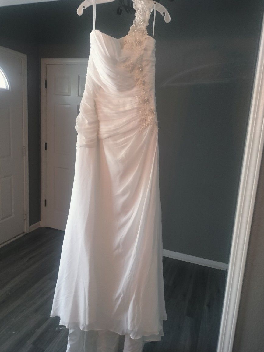 David's Bridal Size 12 Wedding Dress