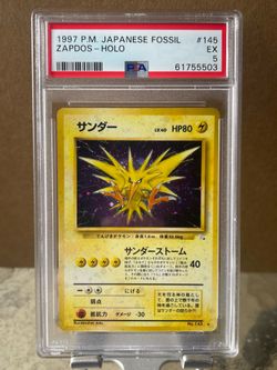 Pokemon Japanese Zapdos/Togetic Slabs
