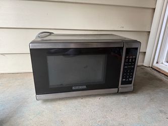 black decker microwave