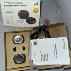 Avantree aptX Low Latency Wireless Transmitter and Receiver Set, Bluetooth Audio Adapter for TV, Headphones, Speakers, Camera, etc, Plug & Play, No De