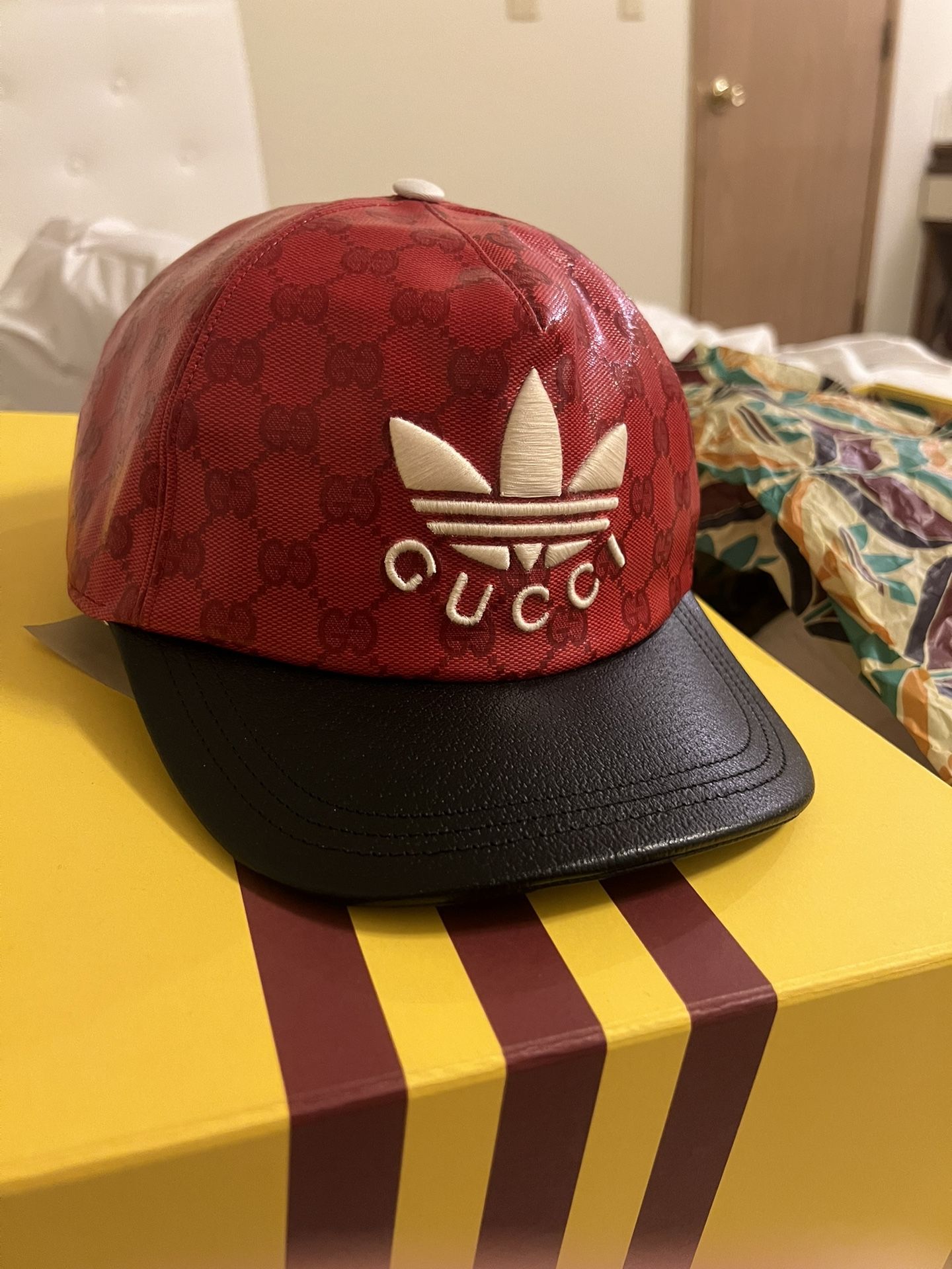 Gucci x Adidas GG Allover Logo Cap