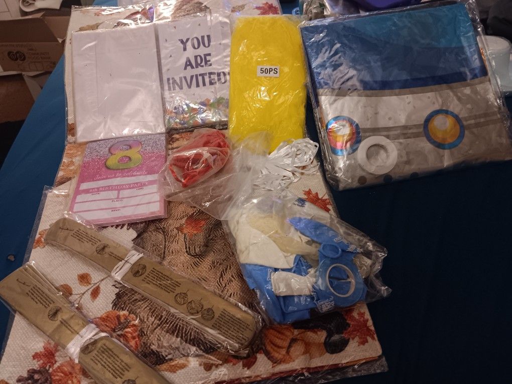 Party Supplies Lot/ Misc. Items