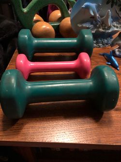 3 Dumbell Weights