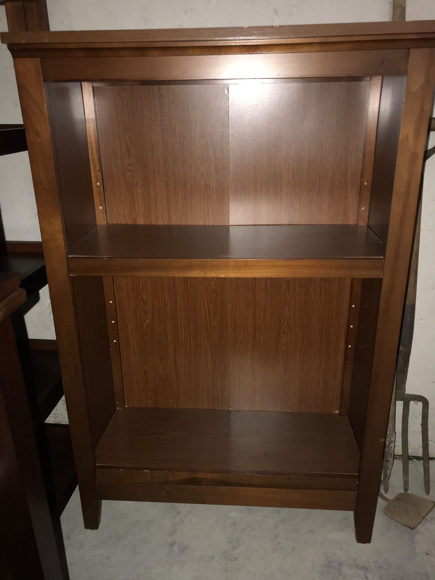 Cherry finish book shelves in great condition!