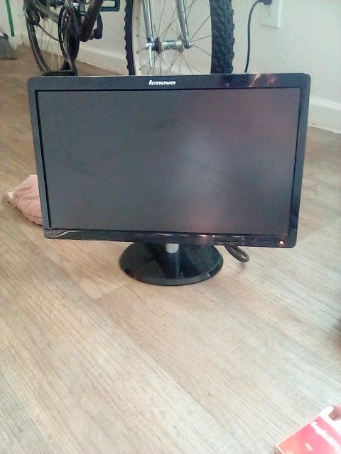 Lenovo 20inch Computer Monitor Black